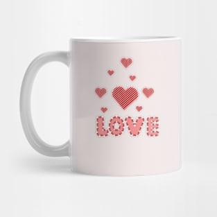 Beautiful heart pattern Mug
